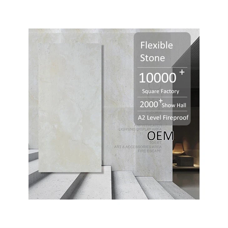 Flexible Travertine Tile Indoor Outdoor Panel